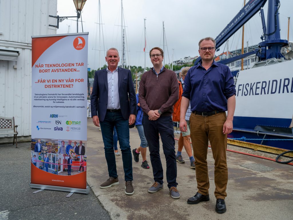 Hans Olav Bakås, Einar Uvsløkk og Ole Christian Aa Bakås fra Mat-Norge.