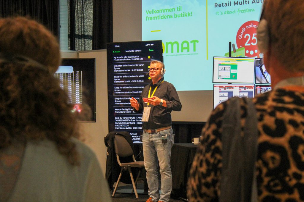 Christian Lindal COO I Mat-Norge fra demonstrasjon av Mat-Norge Operation Room